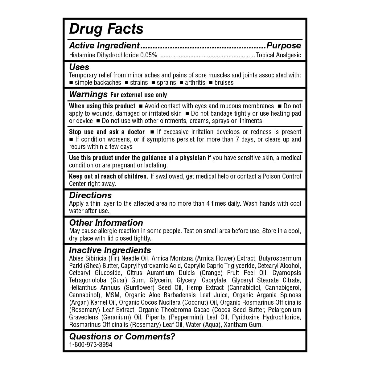 CBD крем широкого спектра «восстанавливающий»